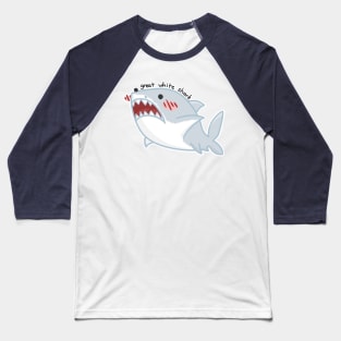 great white shark Baseball T-Shirt